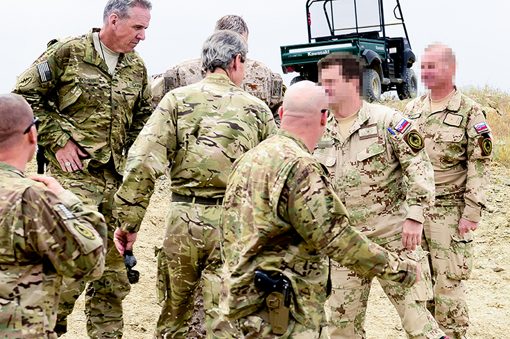 001 Tím SOAG navštívil zástupca veliteľsva NATO SHAPE